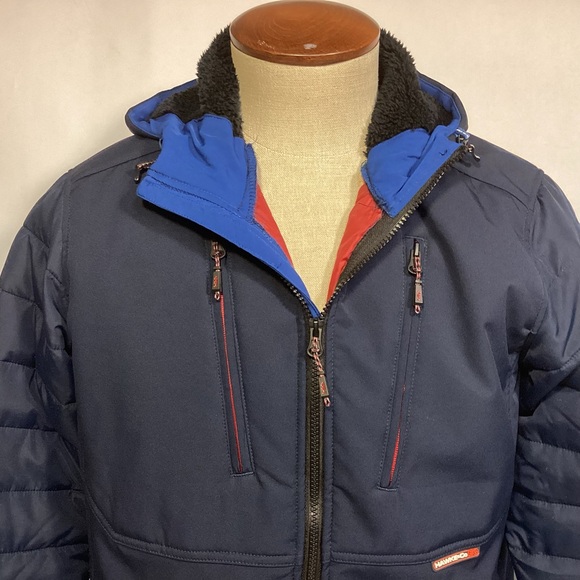 Hawks & Co EQ Hooded Jacket mens size large quality outwear - Picture 2 of 10